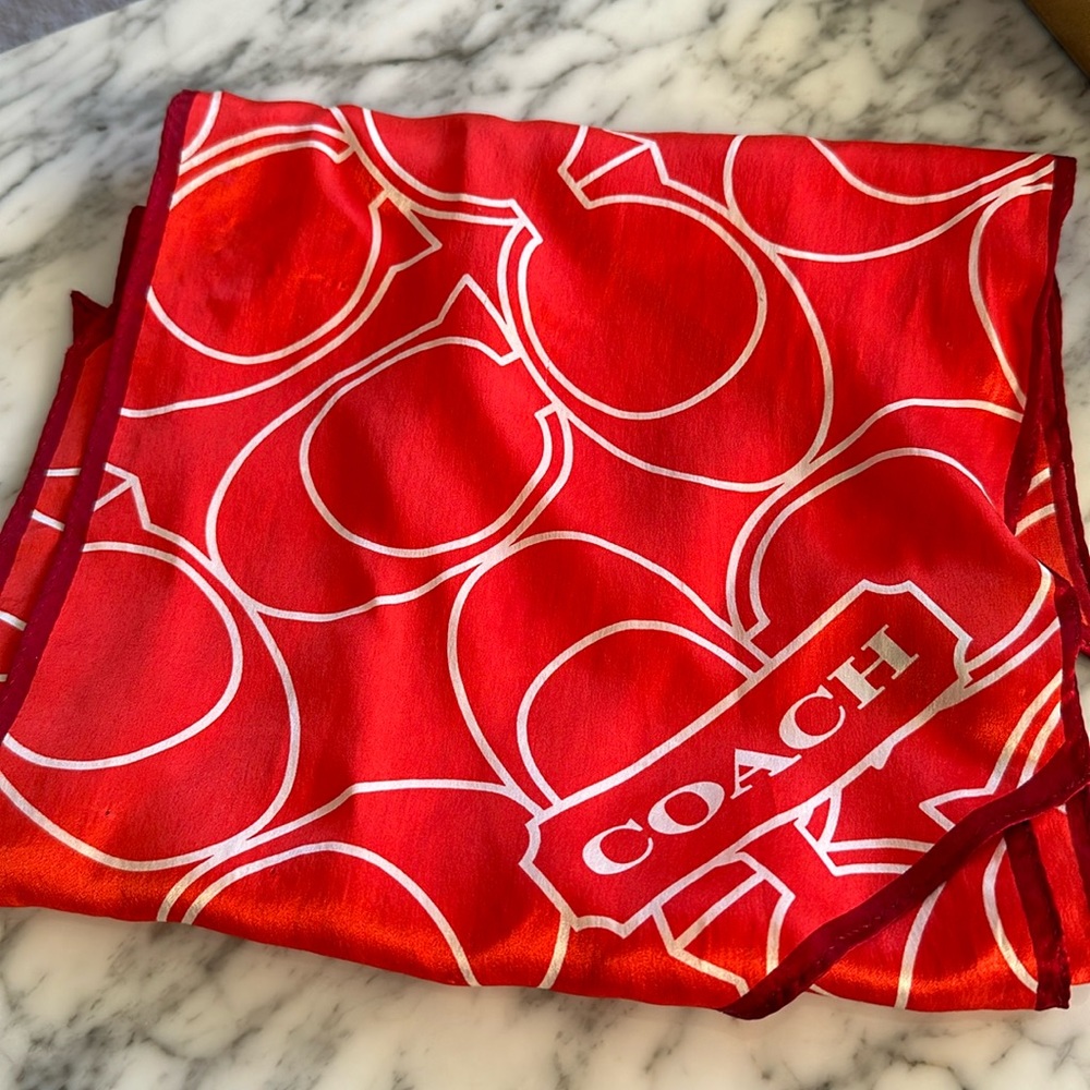 Coach Silk Scarf